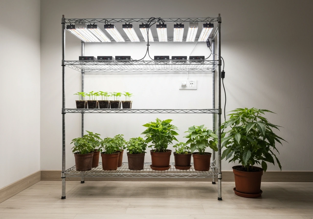 Grow Light Shelf Setup: Step-by-Step Guide for Indoor Plants