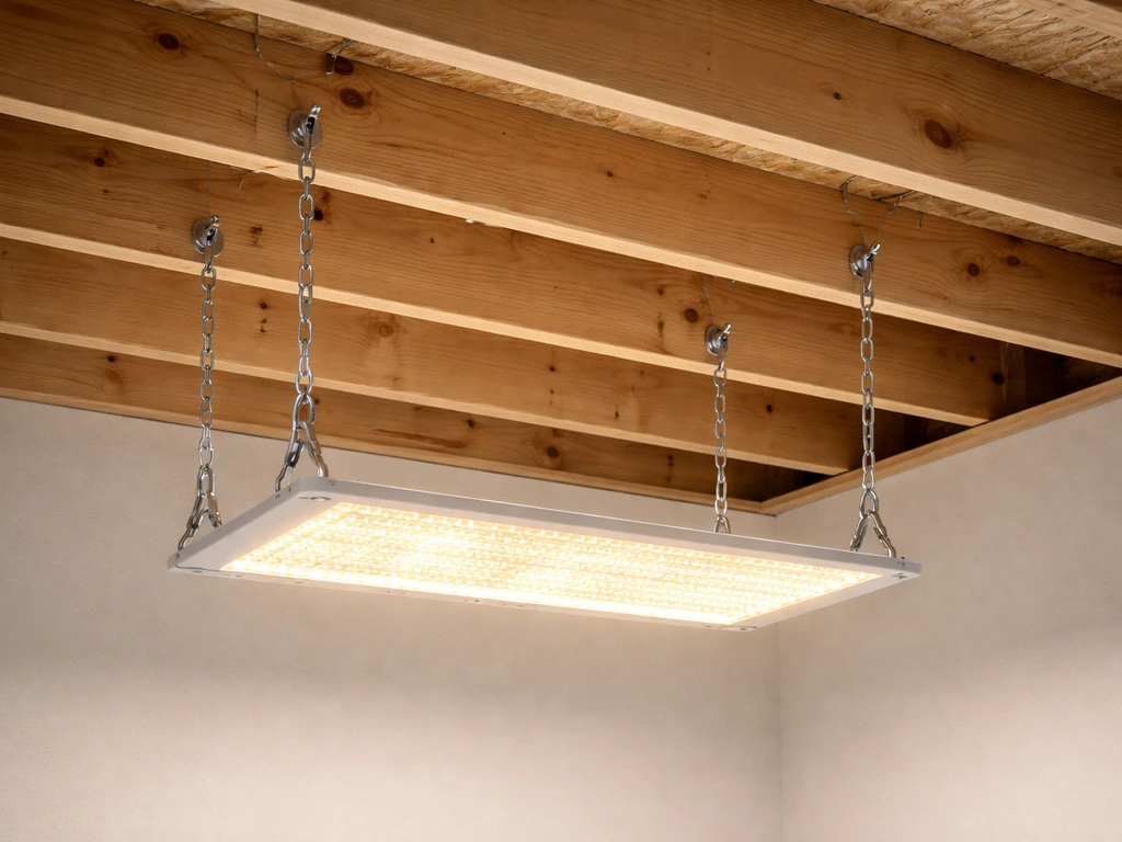 How to Hang Grow Light From Ceiling Step by Step