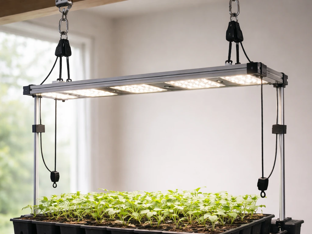 How to Make Adjustable Grow Lights: Build and Set Height