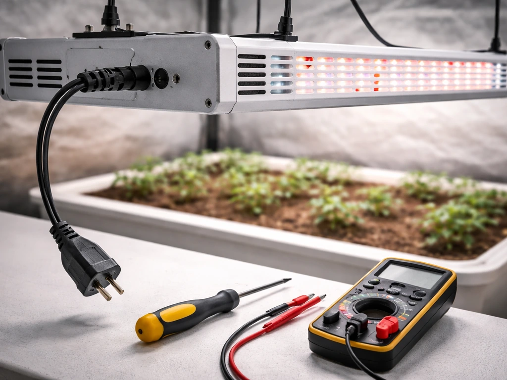 How to Fix LED Grow Light: Troubleshooting and Repairs