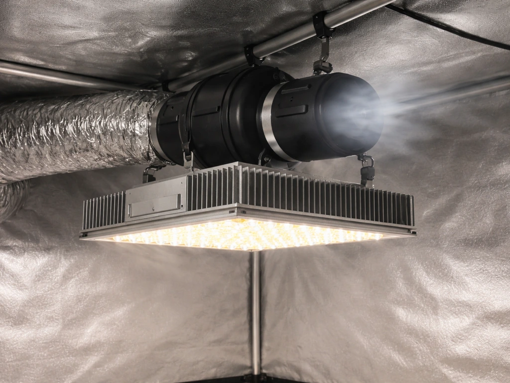 How to Air Cool Grow Lights: Fan and Duct Setup Guide
