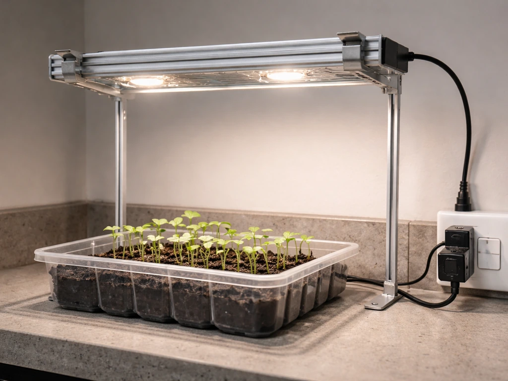 DIY Table Top Grow Light: Build, Mount, and Tune It Safely